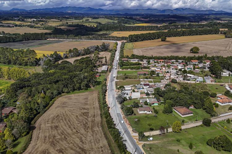 Ligação entre Mandirituba e São José dos Pinhais supera 65% de execução