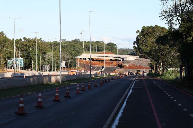 Ratinho Junior entrega 6,8 km da duplicação da Rodovia das Cataratas, em Foz do Iguaçu