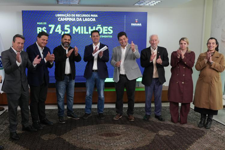 Ratinho Junior confirma R$ 363 milhões para 10 cidades em sete regiões do Estado