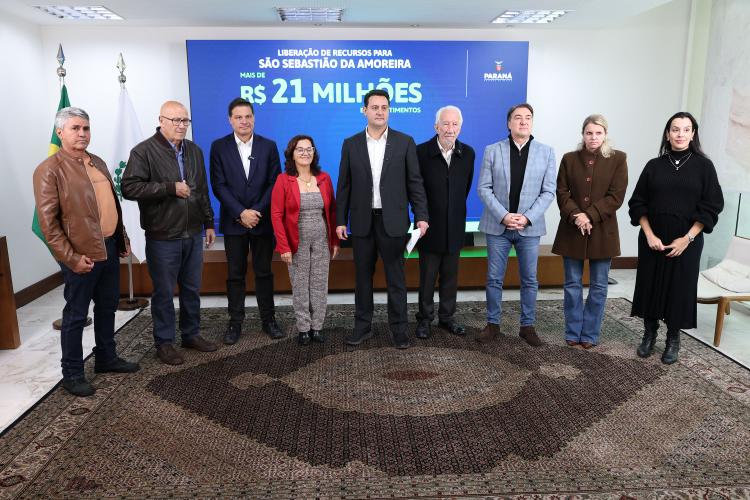 Governador Ratinho Junior confirma mais R$ 385,3 milhões em obras para 11 municípios