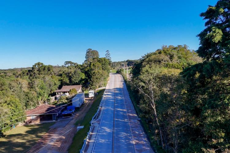 Reta final: pavimentação entre Mandirituba e São José dos Pinhais chega a 84,19%