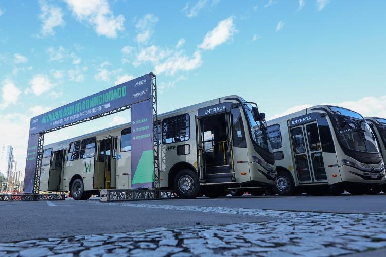 Frota da RMC ganha 46 novos ônibus com ar-condicionado e câmera de segurança