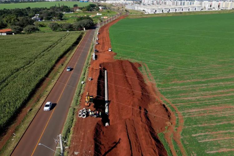 Importante avenida de Londrina está sendo duplicada com apoio do Estado