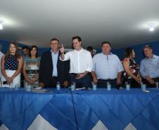 Ratinho Junior e Ortega participam da posse da diretoria da AMUNORPI no Norte Pioneiro