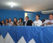 Ratinho Junior e Ortega participam da posse da diretoria da AMUNORPI no Norte Pioneiro