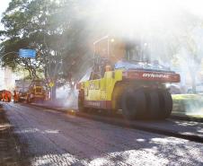 Apoio do Estado garante a revitalização de 59 ruas de Curitiba