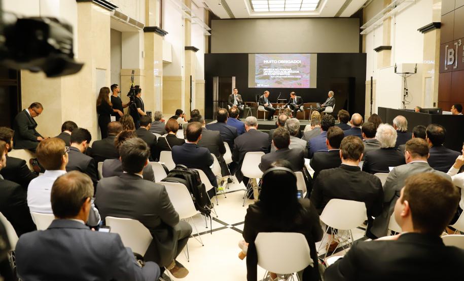 Encontro na Bolsa de Valores de São Paulo destaca potenciais do Paraná