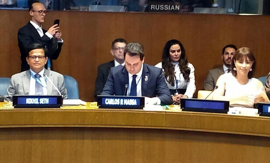 Governador assegura compromisso do Paraná com a Agenda 2030