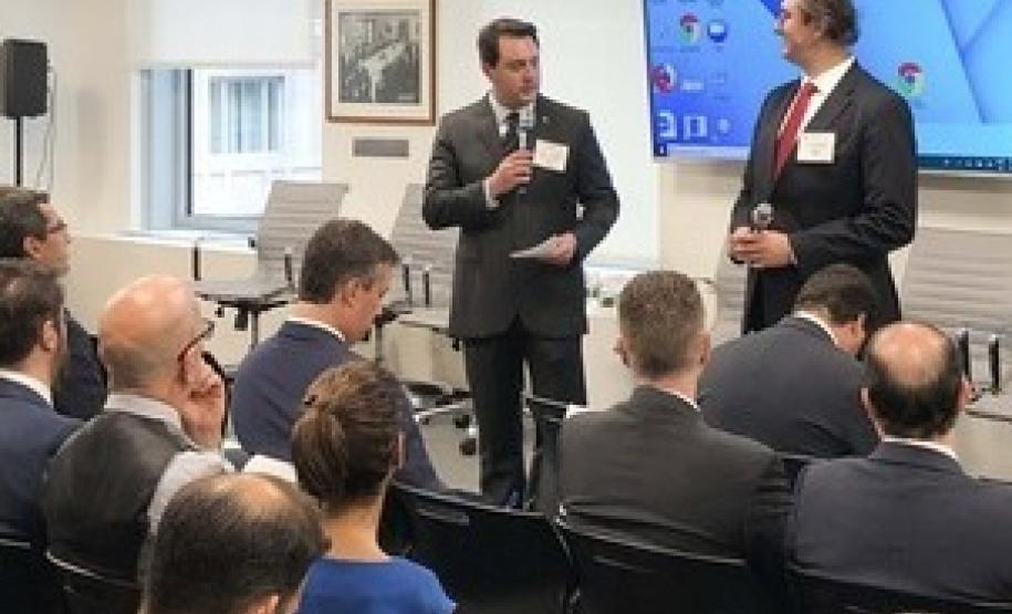 Governador destaca potencial do Estado no Paraná Day em Nova York