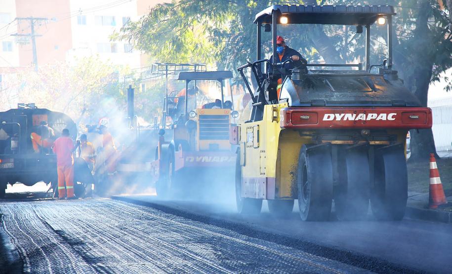Apoio do Estado garante a revitalização de 59 ruas de Curitiba