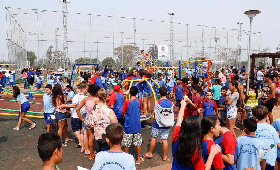 Santa Cruz de Monte Castelo ganha novos espaços para esporte e lazer