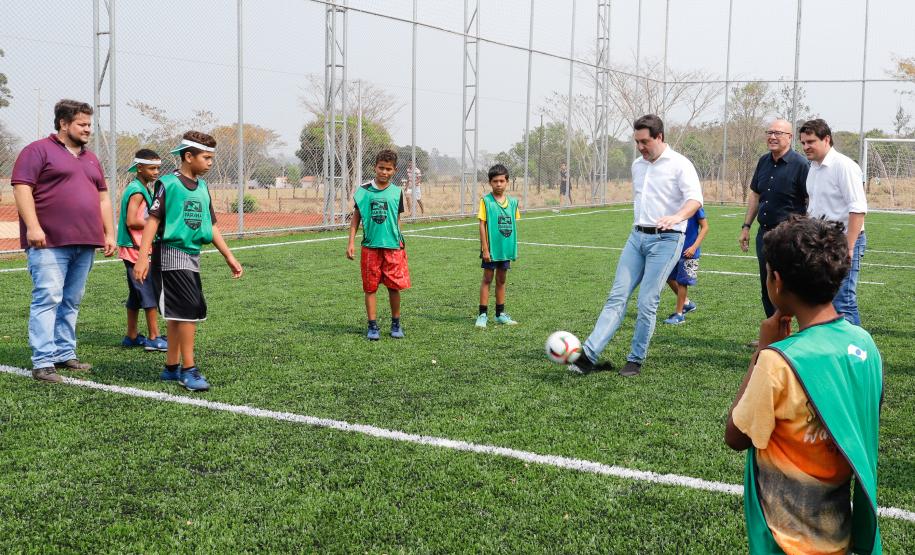 Santa Cruz de Monte Castelo ganha novos espaços para esporte e lazer