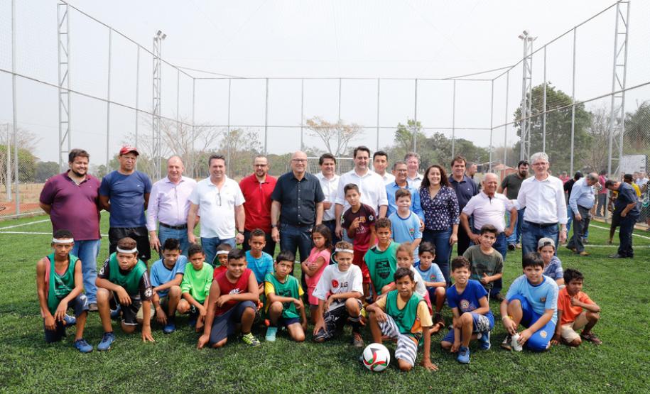 Santa Cruz de Monte Castelo ganha novos espaços para esporte e lazer