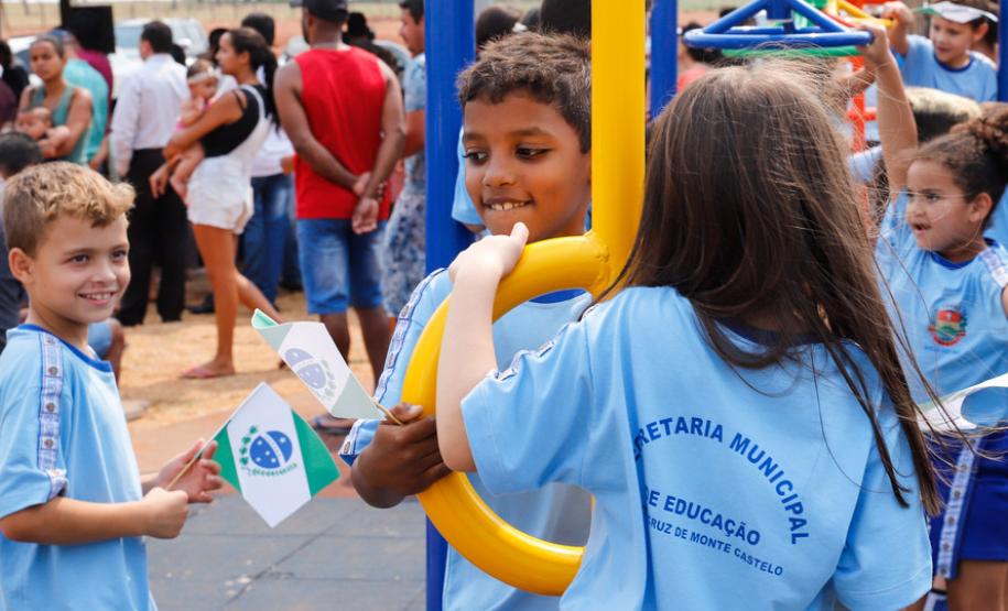 Santa Cruz de Monte Castelo ganha novos espaços para esporte e lazer