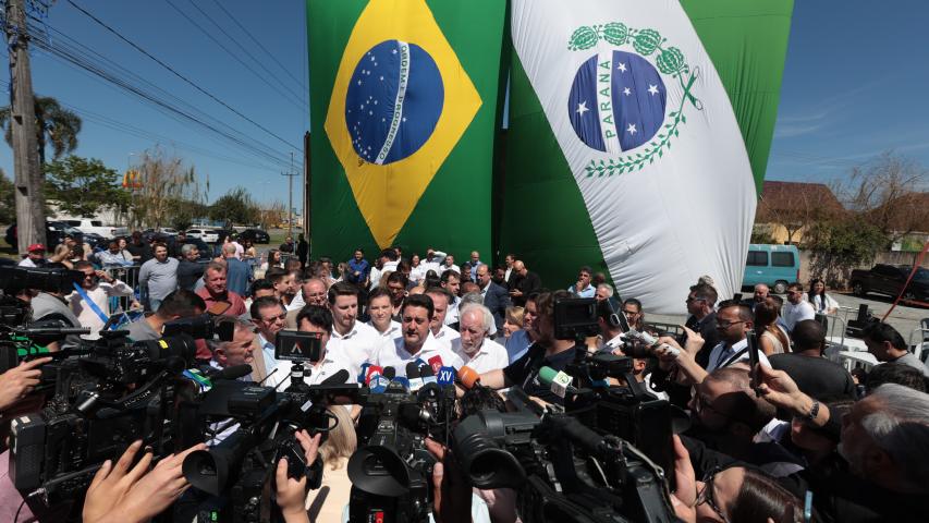 Estado e Fazenda Rio Grande firmam convênio de R$ 96 milhões para viadutos na BR-116
