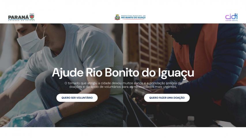Com site e alojamento, Rio Bonito do Iguaçu se prepara para receber mil voluntários