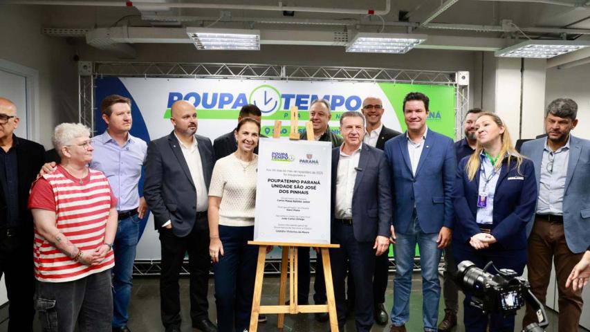 Quarta unidade do Poupatempo Paraná é inaugurada em São José dos Pinhais