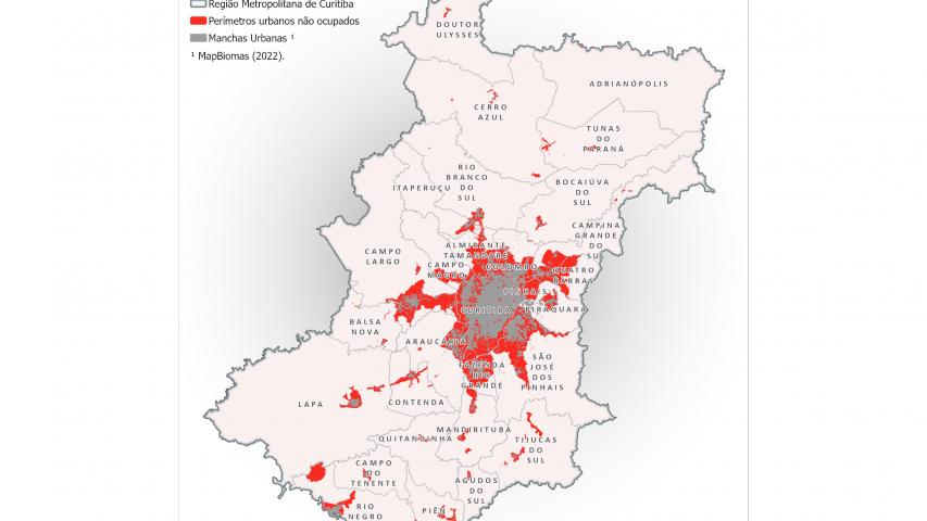 Estudo aponta que ocupação dos perímetros urbanos da RMC pode facilitar planejamento territorial