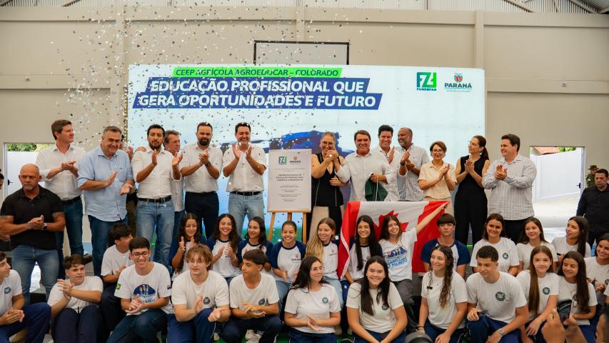 Centro de Educação Profissional Agrícola de Colorado é entregue e já recebe aulas em 2026