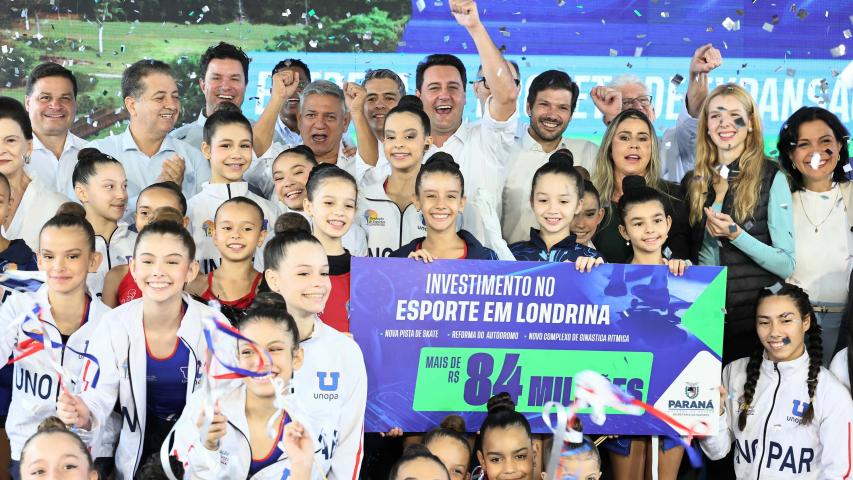 Londrina ganha maior Complexo de Ginástica Rítmica do Brasil e pista de skate com duas modalidades