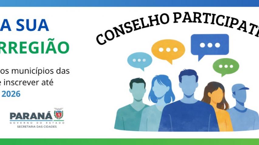 Microrregiões abrem processos para recomposição do Conselho Participativo e do Comitê Técnico