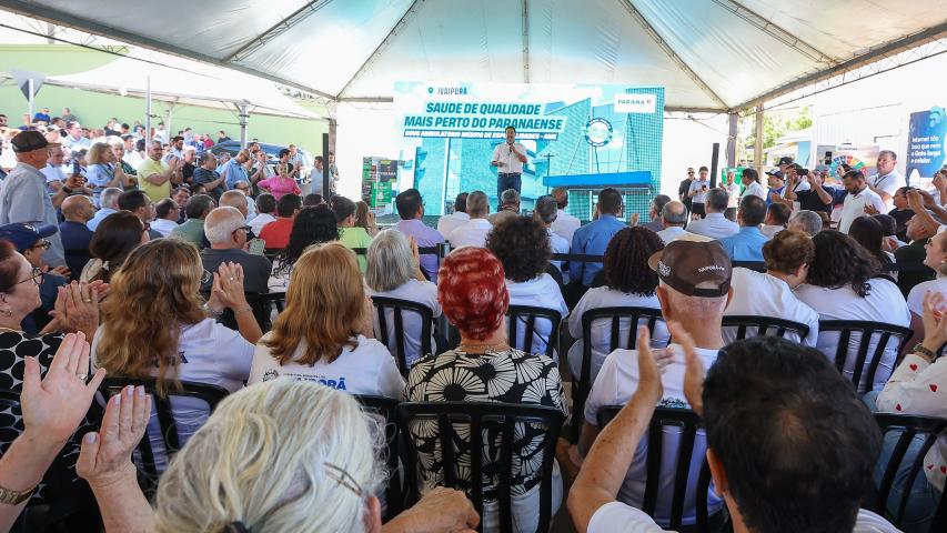 Governador anuncia R$ 35,9 milhões para infraestrutura urbana e rural de Ivaiporã