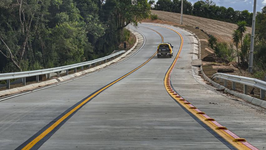 Ligação entre Mandirituba e São José dos Pinhais supera 65% de execução