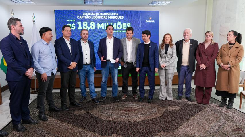 Ratinho Junior confirma R$ 363 milhões para 10 cidades em sete regiões do Estado