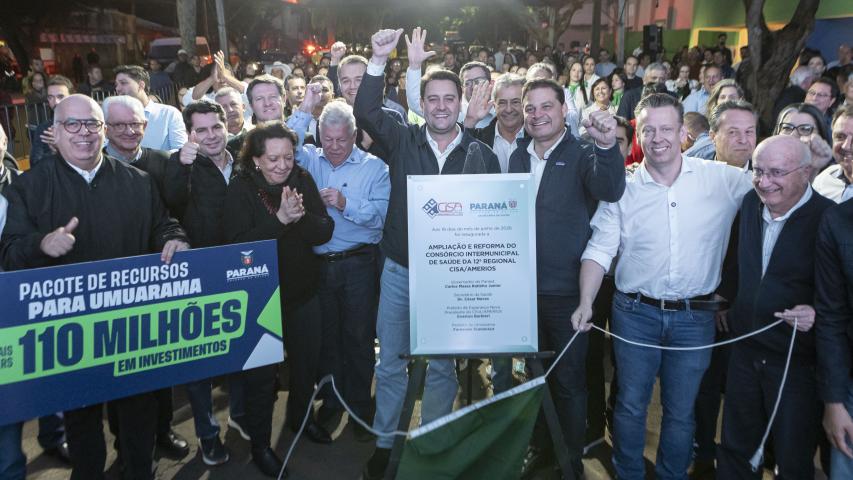 Umuarama ganha nova estrutura de saúde para a região e recebe R$ 110 milhões em investimentos estaduais