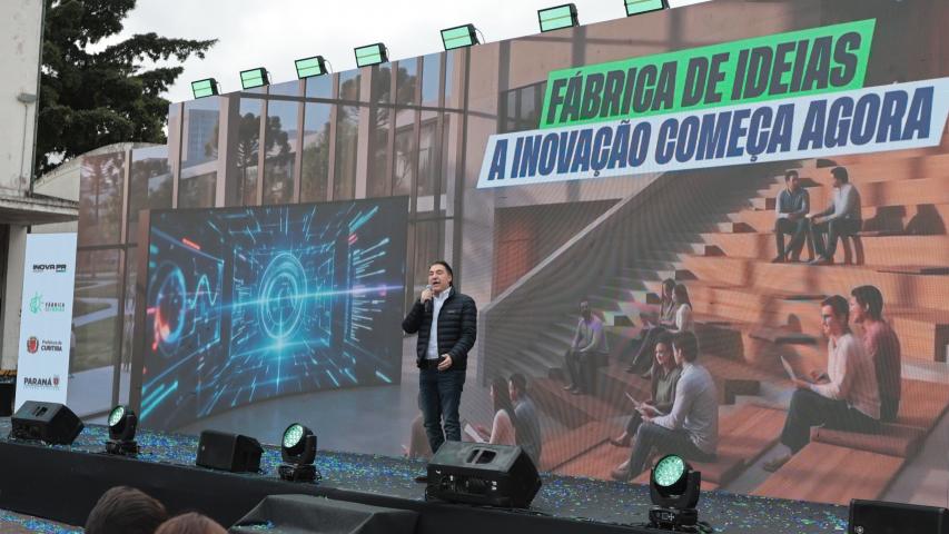 "Fábrica de Ideias vai levar o Paraná para vanguarda da tecnologia", afirma Ratinho Junior