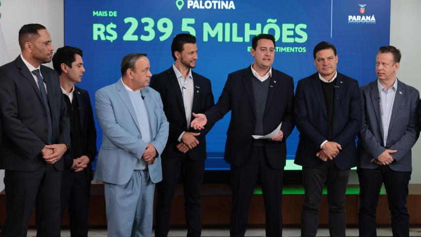 Ratinho Junior confirma R$ 565,6 milhões para 11 municípios do Estado